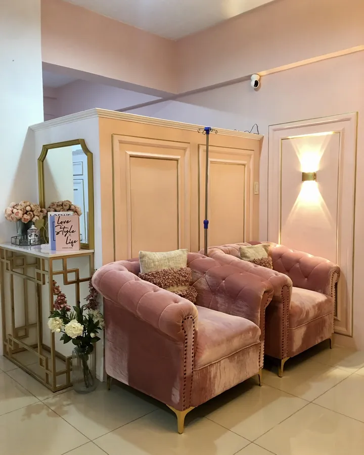 Client lounge at Glam & Fab Cubao